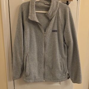Columbia Gray Full-Zip Fleece Jacket 3x